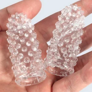 کاندوم انگشتی خاردرشت سیلیکونی 2 عددی